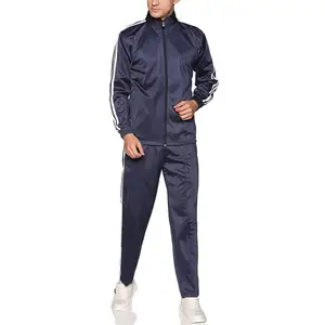 Factory Made Tracksuits Custom Wholesale Tracksuit Sweat Suit With Side Stripe Jogging Wear Suits For Men's