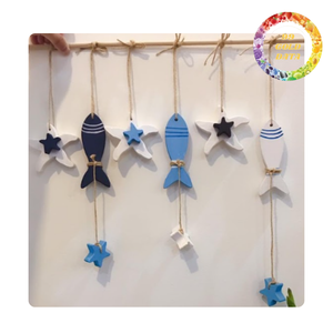 Wooden Fish Handmade from natural materials | for <b>wall</b> decoration <b>and</b> gift idea | Viet Nam origin - Product Image 2