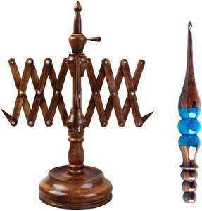 Fil grande boule enrouleur Table Top Swift tricot Crochet porte-parapluie outils d'enroulement à main enrouleur de laine Antique Swift - Product Image 2