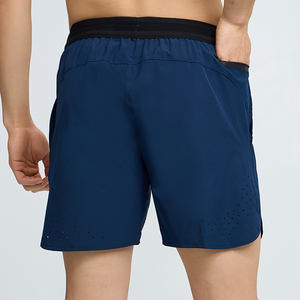 Pantalones Cortos Deportivos para Hombre, de Malla Transpirable de Alta Calidad, con Panel de Malla, Reciclados, de Secado Rápido, de Poliéster y Elastano - Product Image 2