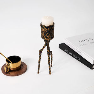 modern <b>candle</b> stand for home decor handcrafted metal <b>candle</b> holder perfect for enhancing living room dining and bedroom - Product Image 2
