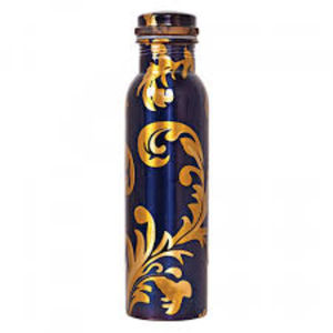 <b>Black</b> And Golden Color Most Fancy Unique Designer Hot Selling Superior Quality Copper Made Drinkware <b>Bottles</b> <b>In</b> Lowest Price - Product Image 5