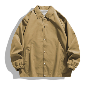 แจ็กเก็ตผู้ชายเสื้อโค้ทแขนยาว, เสื้อแจ็คเก็ตกีฬาลำลองแฟชั่นแนวสตรีทสวมใส่ได้ทุกวันน้ำหนักเบาสวมใส่สบาย - Product Image 3