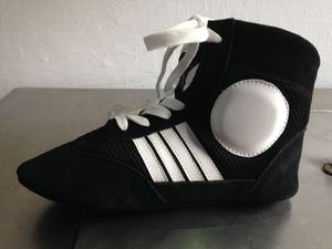 Zapatos Sambo de cuero de tamaño personalizado de alta calidad, equipo de lucha y agarre para artes marciales para Karate - Product Image 4