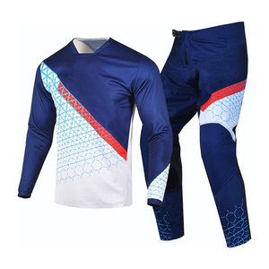 Combinaison de moto respirante personnalisée, vêtements de sport coupe-vent pour la course, vêtements de motocross - Product Image 1