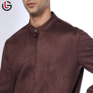 Blouson d'aviateur d'hiver en cuir suédé personnalisé pour hommes avec col montant Style moto et motard Service OEM depuis le Pakistan - Product Image 5