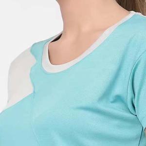 2025 OEM superventas algodón señoras camisetas 100% algodón ropa de mujer de talla grande al por mayor señoras camisas OEM ODM manga corta - Product Image 4