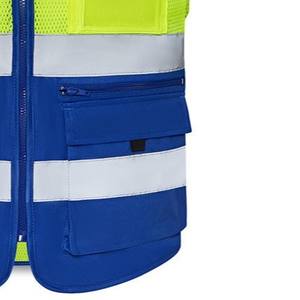 Gilet haute visibilité pour homme de qualité supérieure, dernier style, prix abordable, respirant, léger, avec logo/couleurs personnalisés - Product Image 5