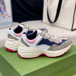 Luxury Designer Shoes Mens <b>Sneaker</b> Top Quality Men Women Brands Casual Running Sports Walking Style Shoes Lace-up With Box - Product Image 2