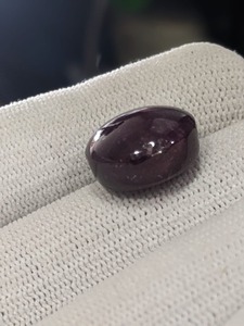 AA + kalite doğal yıldız yakut 6 ışınları temizle 14mm Cabochon kırmızı pembe 15.54 karat üçüncü taraf sertifikalı işlenmemiş taş için - Product Image 5