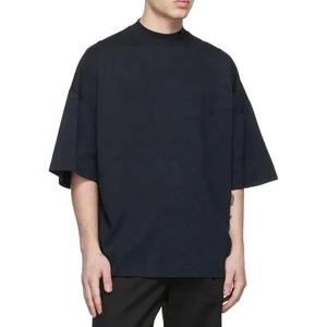 T-shirts Streetwear lavés à l'acide poids lourd respirant col rond coton épais Hip Hop Style Vintage vêtement teint Technique - Product Image 2