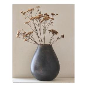 Jarrón negro de estilo único, pieza decorativa Premium para dormitorio, sala de estar, oficina, plantas esenciales y uso doméstico diario - Product Image 4