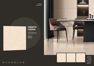 Vente en gros de carreaux de mur en porcelaine au design moderne 1200*1200mm carreaux de céramique émaillée polie pour chambre à coucher - Product Image 6
