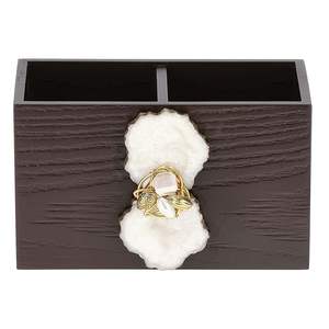 Porte-cuillères en bois brun rustique imprimé pour la cuisine à domicile, porte-cuillères en bois imprimé avec un design traditionnel à motifs imprimés - Product Image 5