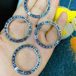 Venta al por mayor Hip Hop VVS Moissanite reloj bisel Baguette corte piedras Color personalizado reemplazo accesorio de lujo - Product Image 5