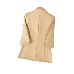 Nouvel arrivage pardessus croisé unisexe coupe ajustée costume décontracté Blazer à carreaux costume formel vestes de bureau d'affaires 2026 - Product Image 2