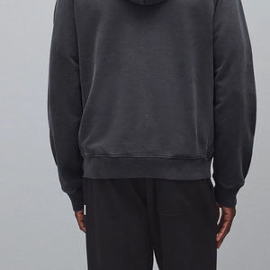 Sweat-shirt pour homme en matière confortable et respirante, couleur unie, pour usage extérieur, design à prix d'usine avec logo personnalisé - Product Image 5