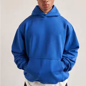 Sweats à capuche pour hommes de haute qualité au toucher doux personnalisés toutes les couleurs confortables toutes saisons porter pour l'hiver technique de teinture unie - Product Image 3
