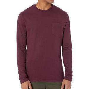 เสื้อยืดมีกระเป๋าแขนยาวเฮเทอร์สีฟ้าแปซิฟิกสีฟ้าว่างเปล่าและสีผสมดีไซน์ใหม่ - Product Image 4