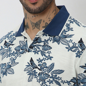 Polo à manches courtes pour homme 100% polyester Sublimation en gros Prix de gros Haute qualité Logo personnalisé Polos pour homme Vente en ligne - Product Image 5