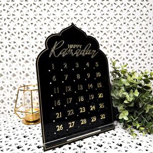 Décoration d'intérieur Art Déco Ramadan en acrylique TCE, artisanale, écologique, objet de décoration de table, cadeau pour le salon, le bureau - Product Image 1