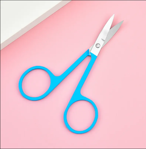 Vente en gros de ciseaux de beauté multifonctionnels en céramique, coupe-ongles droits en acier inoxydable pour le maquillage, tondeuse pour le nez incurvée et sûre - Product Image 3