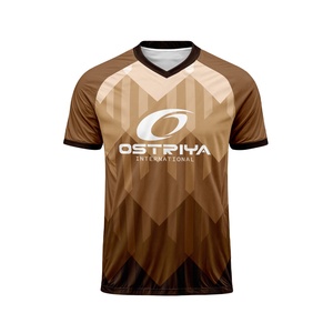 Maillot de football tendance à col en V pour adultes, vêtements de sport personnalisés avec impression de nom en couleur unie, haute qualité, dernier modèle 2026 - Product Image 1