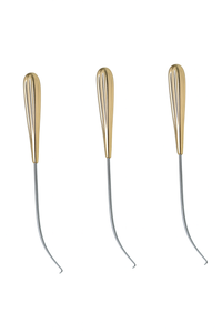 Instrument chirurgical de base Dentavex Corporation : Crochet nerveux incurvé droit-gauche en acier inoxydable de 24,0 cm, alimenté par machine - Product Image 3