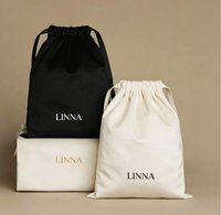 Sac à poussière en velours doux de qualité supérieure avec cordon de serrage, logo personnalisé, pochette réutilisable, emballage de luxe, adapté aux sacs à main et aux cosmétiques