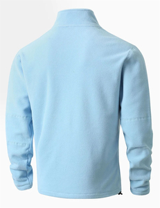 Automne hiver nouveaux hommes pull col montant demi fermeture éclair à manches longues pull à la mode décontracté couleur unie hauts hommes sweat - Product Image 2