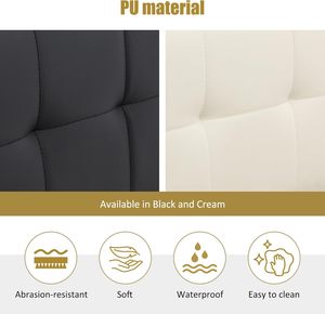 Marco de cama tapizado de madera tamaño king de lujo moderno personalizable con muebles de dormitorio de cuero PU para uso doméstico - Product Image 6