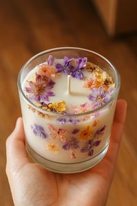 Vela Aromática de Cera de Soja Natural en Frasco de Vidrio Transparente, Aromaterapia Floral, Decoración del Hogar, Regalo para Bodas y Eventos, Decoración Estética para Habitaciones, en Oferta - Product Image 5