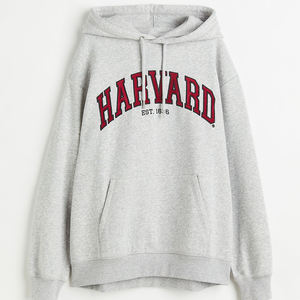 Custom Logo Print Embroidery Oversized Crew Neck Drop Shoulder Casual <b>Women</b> <b>Long</b> <b>Sweatshirt</b> - Product Image 5