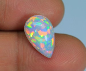 Amazing Ethiopian Opal Cabochon <b>Stone</b> Loose Precious Pear Shape Welo Galaxy <b>Fire</b> Ethiopian Opal Gemstone For Making Jewelry - Product Image 4
