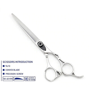 Tijeras de Peluquería Profesionales CS-BS-28164 de Acero Inoxidable con Hoja Afilada y Mango Largo para Diestros de Alta Calidad - Product Image 3