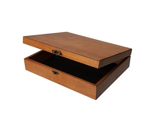 Boîte de rangement à bijoux en bois durable de style classique avec des options personnalisables pour un rangement sécurisé et spacieux des bijoux - Product Image 5