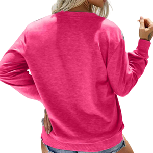 Nouvel arrivage de vêtements de rue décontractés figurines à épaules tombantes respirantes sweats à capuche écologiques sweat-shirt tricoté pour femmes - Product Image 2