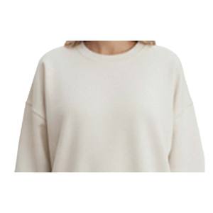 Sudadera de invierno blanca para hombre con diseño de lazo azul-Detalle de lazo azul grande informal elegante - Product Image 4