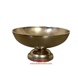 Cuencos de aluminio con Pedestal para fruta, Juego de 3 centros de mesa de Metal para ensalada y fruta, cuencos de decoración de oro antiguo, superventas - Product Image 5