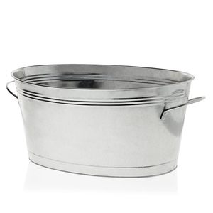 Vintage Beverage <b>Tub</b> Rustic <b>Metal</b> Ice Bucket Outdoor Party Beverage <b>Tub</b> Wedding Beverage <b>Tub</b> Home Bar Ice Bucket - Product Image 2