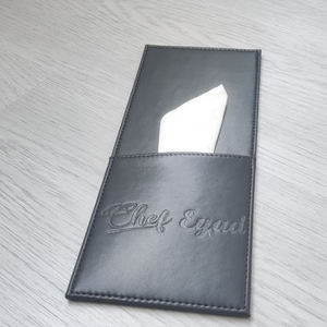 Porte-Couverts Pliable en Cuir Véritable de Luxe Écologique pour Restaurant Organisateur de Vaisselle Vintage Rouleau de Table LCH-0071 - Product Image 4