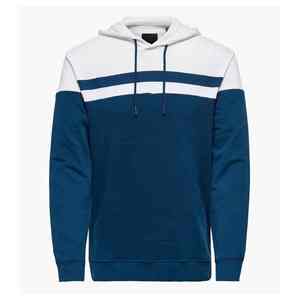 Sudadera con capucha de lana informal para hombre, ideal para entrenamientos y ropa de calle, precio con tela de mezcla de algodón para invierno - Product Image 1