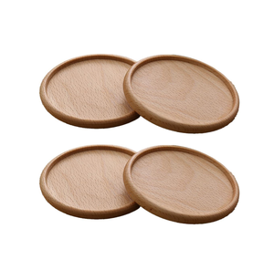 Refroidisseur de vin en bois sous-verre support de stockage bouteille de vin en bois support de présentoir pour au meilleur prix - Product Image 2