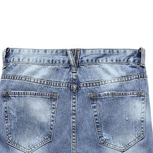 Nouveauté Shorts en jean pour homme 100% coton personnalisés Coupe ample Streetwear vintage pour un usage décontracté Motif uni - Product Image 6