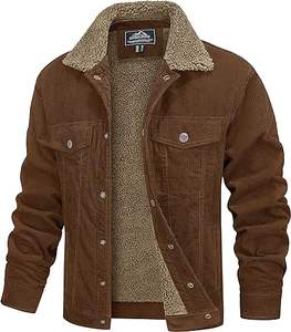 Chaqueta Universitaria Informal de Invierno 2025 OEM, 100% Algodón, para Hombre, Forro Polar Regular, Cortavientos, Transpirable, Tejido de 300g, Forro de Spandex, Nueva y Cálida - Product Image 1