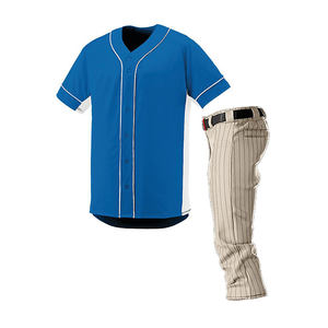Uniforme de baseball en sergé de couleur élégante, vêtements de sport professionnels à succès, impression personnalisée, client le plus demandé - Product Image 4