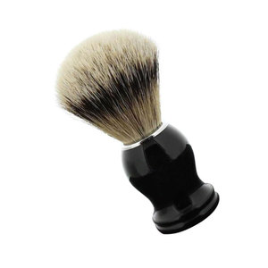 Parker BHST-brosse à raser à pointe argentée avec manche noir - Product Image 2