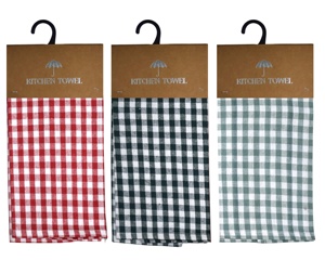 Serviettes en coton teint en fil, 50 x 70, prêtes à être expédiées, pour le séchage de la vaisselle et le nettoyage de la table, avec une texture élégante pour un usage quotidien en cuisine - Product Image 3