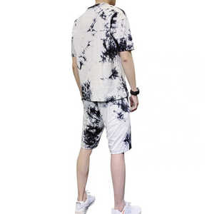 ชุดกีฬาฤดูร้อนสำหรับผู้ชาย RABUSH SPORTS OEM แบบกำหนดเอง - เสื้อยืดพิมพ์ลายดิจิทัลแห้งเร็วแบบลำลองสีพื้น กางเกงขาสั้นระบายอากาศได้ดี - Product Image 5