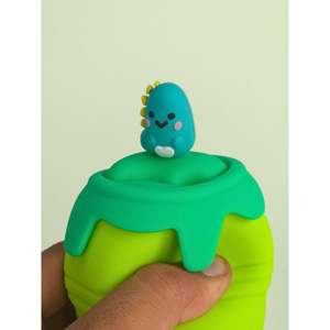 ไทเคิล ดิโน บีทีเอส คอมโบ 2-in-1 กระเป๋าเป้สะพายหลังสำหรับเด็กพร้อมกระเป๋าสะพายข้างสีน้ำมันพาสเทลขวดน้ำ - Product Image 6